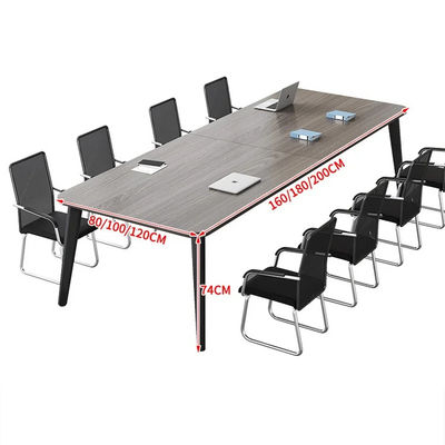 Moderne kantoor bureau vergaderruimte ontvangst tafel en stoel combinatie voor onderhandelingen