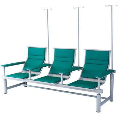 Commerciële meubels Wachtruimte van roestvrij staal Stoelen voor luchthavens en ziekenhuizen