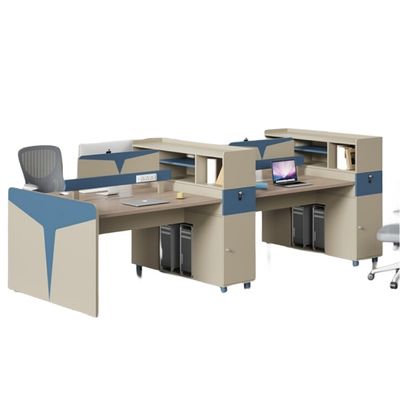 Algemene commerciële meubels One-Stop Shopping Moderne modulaire werkstation Personeelstafel set
