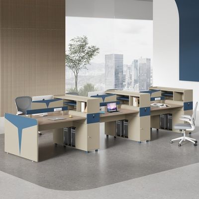 Algemene commerciële meubels One-Stop Shopping Moderne modulaire werkstation Personeelstafel set