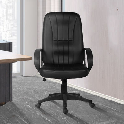 Robuuste ergonomische draaibare grote klaskamer Pu stoel hoge rug stoel voor een betere houding