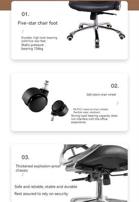 Ergonomische Executive Chair van PU leer met modern design en 3 jaar naverkoop