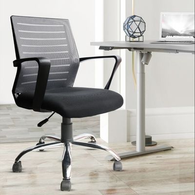 Breathable Mesh Training Conference Chair met liftfunctie en ergonomische rugleuning