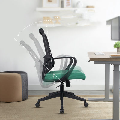 Ergonomische kantoorstoel Comfortabele draaiende lounge met 360 graden gaas en geen handrail ontwerp