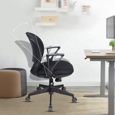 Verdikte basis en armleuningen voor optimaal comfort 2024 Executive Black Swivel Chair