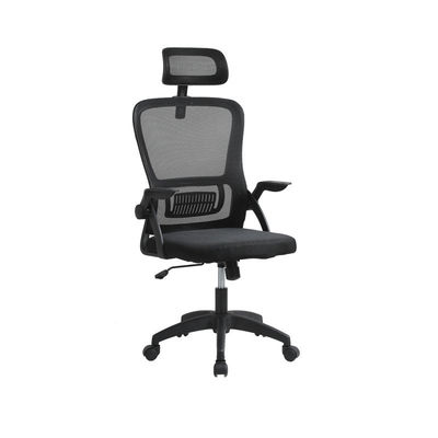 Taipan Lounge Chair Zero Gravity Removable Base Zwarte PC stoel voor ontspanning op kantoor