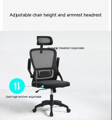 Taipan Lounge Chair Zero Gravity Removable Base Zwarte PC stoel voor ontspanning op kantoor