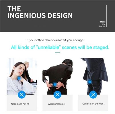 PU 3 jaar Ondersteuning van kantoormeubilair Lift kantoor Draaiende stoel voor ergonomisch comfort