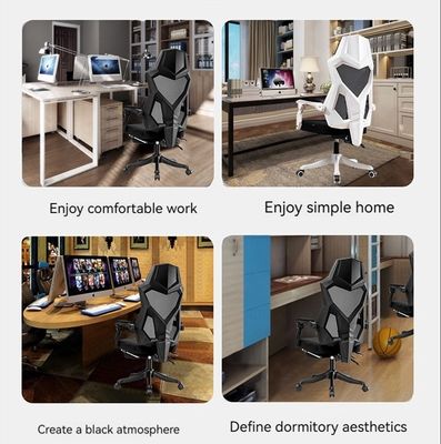 Comfortabele stoel met hoge rugleuning en verstelbare basis