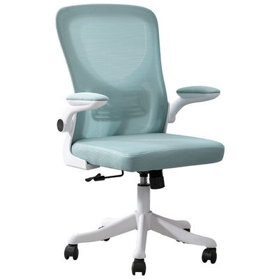 Comfortabele moderne high back mesh kantoorstoel met liftfunctie en lichtgroene kleur