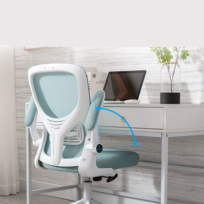 Comfortabele moderne high back mesh kantoorstoel met liftfunctie en lichtgroene kleur