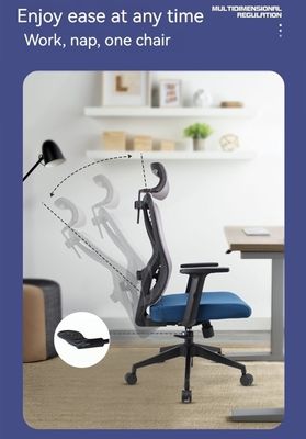 Adembare rugleuningsstoel met netten bevordert de luchtcirculatie voor comfortabel zitten