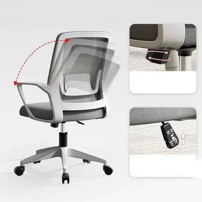 Omkeerbare armsteun kantoor stoel Lumbal Release Mesh voor comfort en ondersteuning