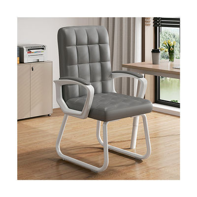 Zwarte bruine PU leer kantoor stoel en Lift Swivel Mesh Computer stoel PC stoel voor bedrijf