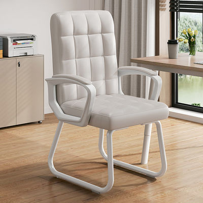 Zwarte bruine PU leer kantoor stoel en Lift Swivel Mesh Computer stoel PC stoel voor bedrijf