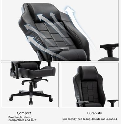 Verstelbare 3D nylon armleuningen en BIFMA goedgekeurde PU nylon rollen hoge back office stoel