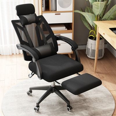 High Back Mesh Rolling Swivel Reclining PC Chair Metal Gaming Chair voor Home Office