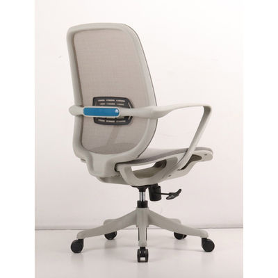 Verstelbare ergonomische Executive Mesh kantoorstoel met draaiwielen en lumbaal steun