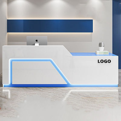Salon Reception Desk Mall Shop Display Counter Pedestal Voor OEM ODM Gebruiksscenario's