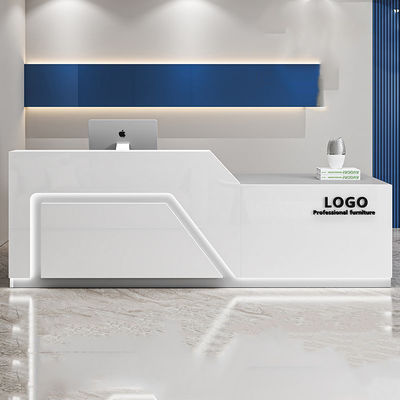 Salon Reception Desk Mall Shop Display Counter Pedestal Voor OEM ODM Gebruiksscenario's