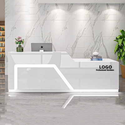 Salon Reception Desk Mall Shop Display Counter Pedestal Voor OEM ODM Gebruiksscenario's
