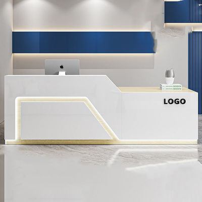 Salon Reception Desk Mall Shop Display Counter Pedestal Voor OEM ODM Gebruiksscenario's
