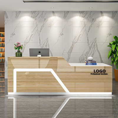 Salon Reception Desk Mall Shop Display Counter Pedestal Voor OEM ODM Gebruiksscenario's
