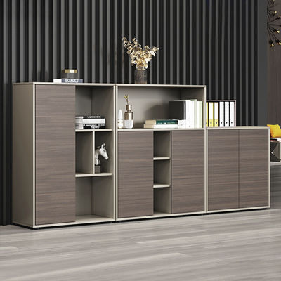 Correc geassembleerde houten kantoor archiefkasten Groen laagkasten voor pantry lounge opslag