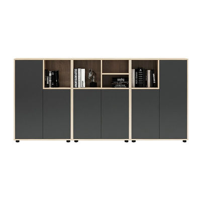 Functioneel en duurzaam Flower Groove Desk Low Cabinet voor Office Partition Storage