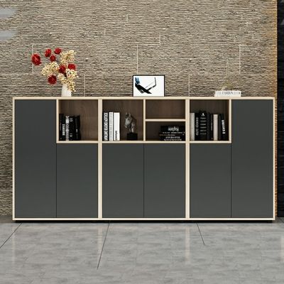 Functioneel en duurzaam Flower Groove Desk Low Cabinet voor Office Partition Storage