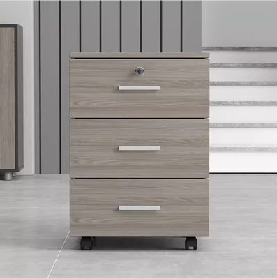 Veelzijdige kluis met drie laden voor het opslaan van kantoorbestanden en het organiseren van post