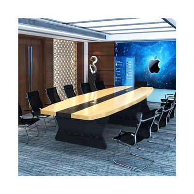 E1 MDF/MFC Melamine Board Conferentietafel en stoel combinatie voor moderne kantoren