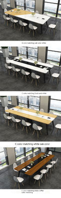 25 mm dikte tafeltop converteerbaar creatieve conferentietafel voor hotel vergaderruimte