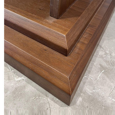Stijlvol massief houten lecturn voor conferentieruimte Podium tafel Eenvoudige moderne conferentie