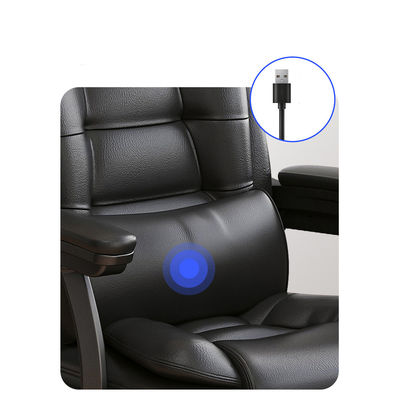 Comfortabele zittende bruine boog slaap lumbale beschermer rugleuning pc stoel voor conferentie