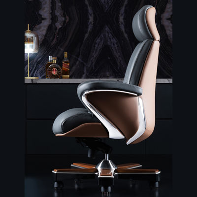 Verstelbare heffunctie Lift Chair Italiaanse licht luxe lederen baas kantoor stoel