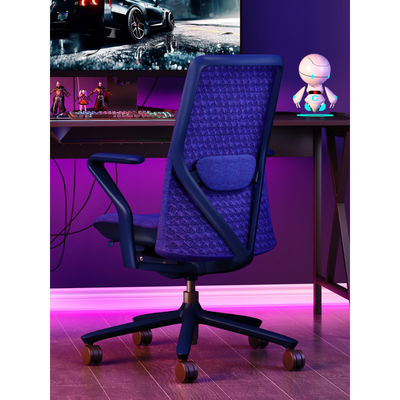 Ergonomische ontwerp voor comfortabele zittende rugleuning en draaibare pc-gaming