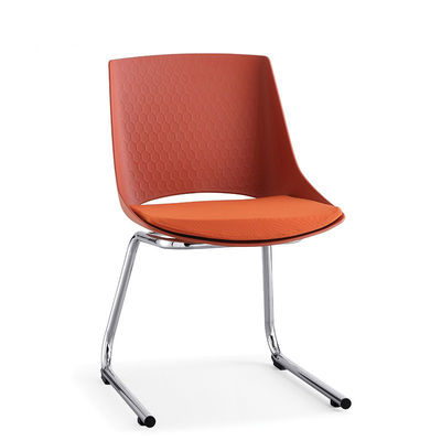 Office sleigh leg modern ontwerp plastic stapelbaar trainingscentrum stoelen voor het leren