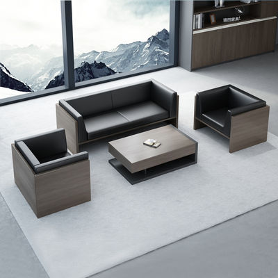 OEM 1 2 3 zitplaatsen Houten ontwerpbank sectioneel Modern kantoor luxe meubels sofa set
