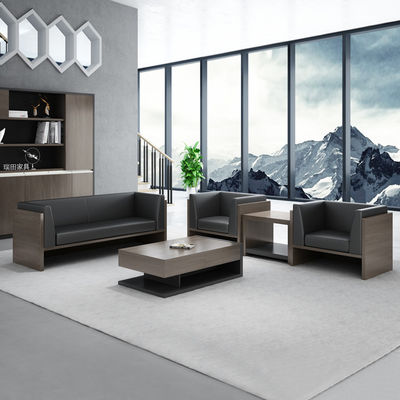 OEM 1 2 3 zitplaatsen Houten ontwerpbank sectioneel Modern kantoor luxe meubels sofa set