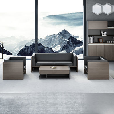 OEM 1 2 3 zitplaatsen Houten ontwerpbank sectioneel Modern kantoor luxe meubels sofa set