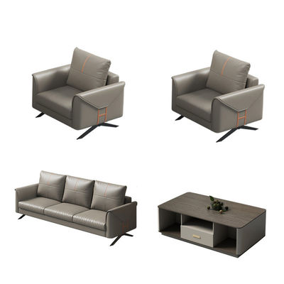 Moderne kantoormeubilair Comfortabele en mooie sectioneel sofa set voor drie personen