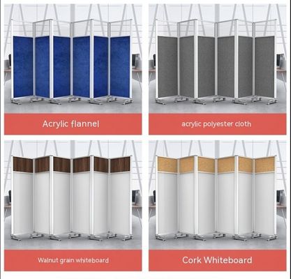Aanpasbare vergaderruimte Verplaatsbare houten werkbare geluidsdichte opvouwbare scheidingswanden