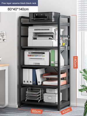 Commerciële meubels 3 tier mobiele printer stand multifunctionele bureau organisator