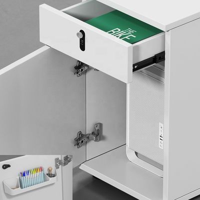 Kantoormeubelen Wit Eenvoudig computerbureau voor 6 personen in bedrijfsruimten