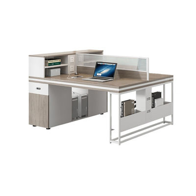 Werknemer Desktop Computer Tafel Multifunktioneel kantoor bureau en stoel voor 4-6 personen