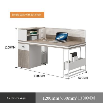 Werknemer Desktop Computer Tafel Multifunktioneel kantoor bureau en stoel voor 4-6 personen