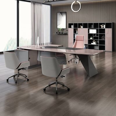 Upgrade Your Office Space L-vormige Executive Desk Mail Packing N voor Vrouwelijke President