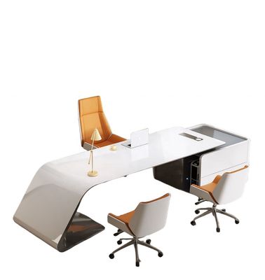 ISO9001/ISO14001 gecertificeerd MDF bakvernis Werktafel Manager Bureaublad met lade
