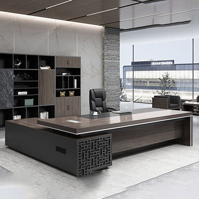Stylish Boss Desk Manager Office Desk en stoel combinatie voor commerciële meubels